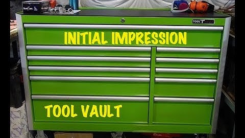 Tool Vault 56" tool box quick review and initial impressions