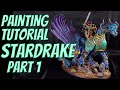 Painting tutorial stardrake part 1 base colors and first washes