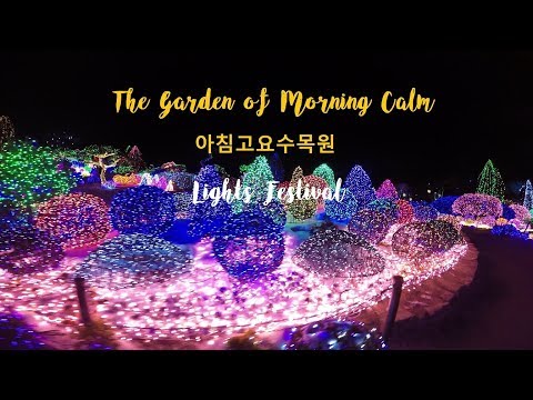 South Korea The Garden Of Morning Calm Lights Festival January 18 4k Youtube