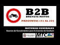 Preguntas B2B MOTOS (4/4) Examen de Conocimientos Licencia Conducir BIIB TOURING MTC PERU (Audio)