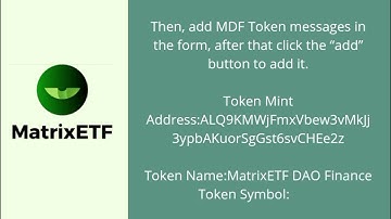 How to add MDF token to your Solana wallet