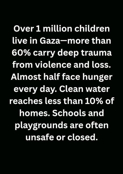 Look here.. sufferings of one million children in Gazza #gazza #childrengazza #helpgazza