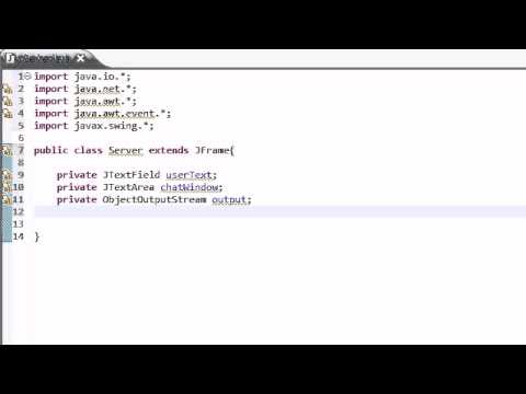 Intermediate Java Tutorial   38   Awesome Instant Messaging Program with Streams and Sockets