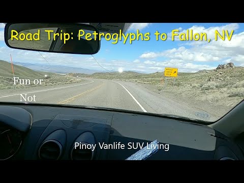 Road Trip to Fallon Nevada | US highway 50 | loneliest road | Pinoy Vanlife SUV Living | Fun or Not