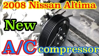 2008 nissan altima ac compressor replacement