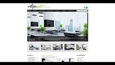 Preview White Interior Design Drupal Theme by Di TMT