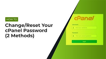 How To Reset Your Cpanel Password