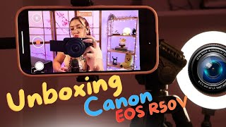 Unboxing with Triggers, Tapping and Whispers – Canon EOS R50V 📸