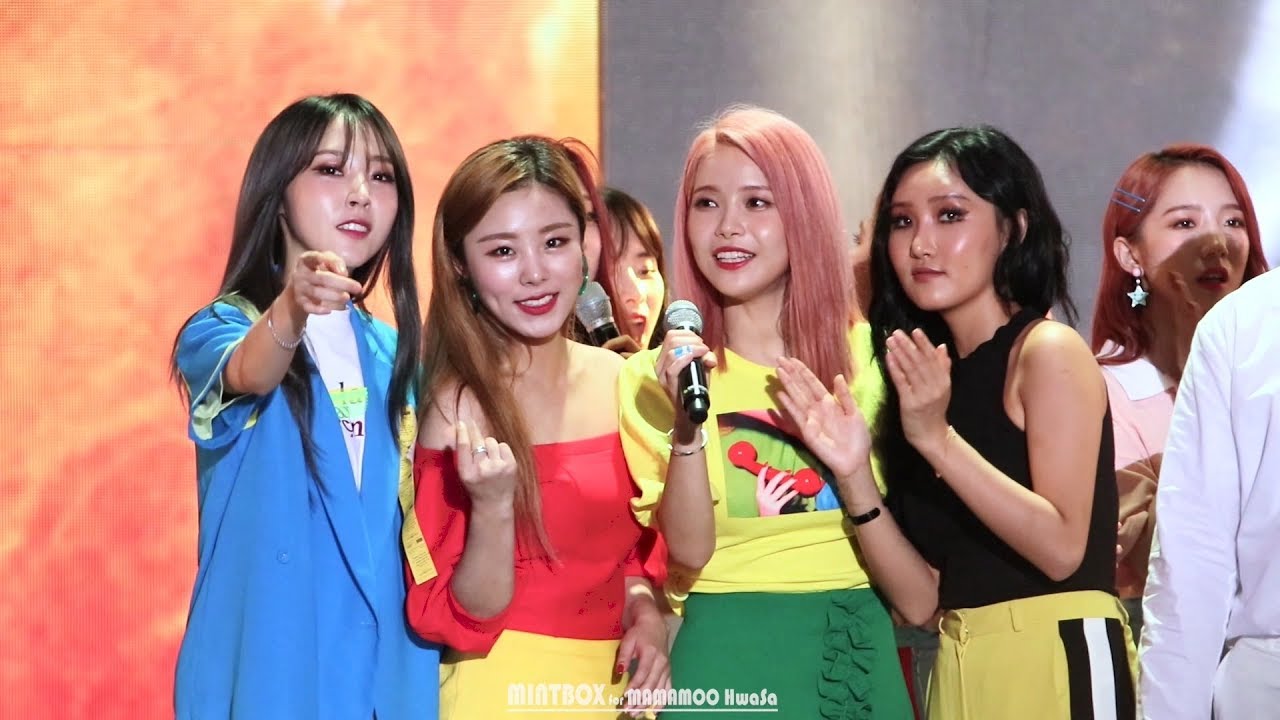 170812 DMZ 평화콘서트 엔딩 단체곡 마마무 직캠 (Mamamoo Fancam)