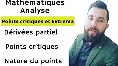 Points critiques et extrema d