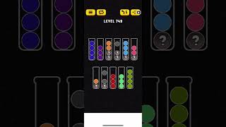 Ball Sort stage 749 #games #puzzle #ballsort