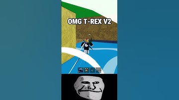 OMG T-Rex Awakening😱 #roblox #bloxfruits #shorts