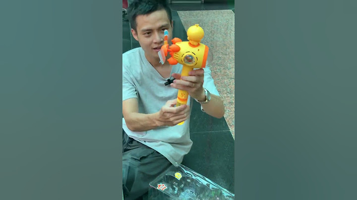 Súng bắn bong bóng xà phòng mua từ taobao