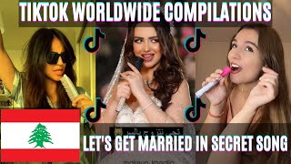 Let's Get Married Secretly Arab Tiktok Trend Song Compilation with Translation