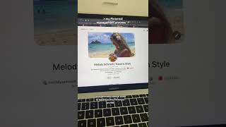 my process for new accounts as a pinterest manager... #Shorts #melodysocial
