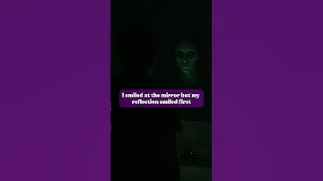 “The Reflection That Smiled First”#darksecrets #MirrorHorror #creepy #scary #horrorshorts #shorts