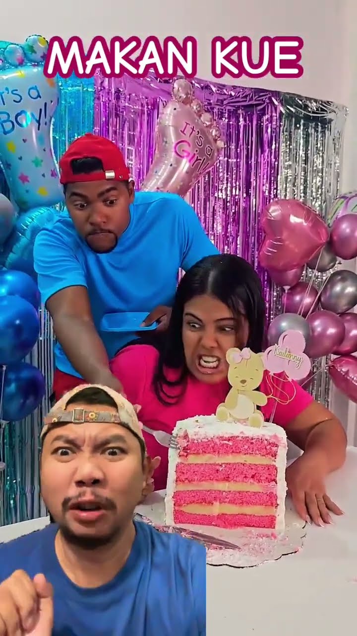 MAKAN KUE MALAH DIGIGIT!!!?? #funny #comedy #birthday #fun #shortvideo