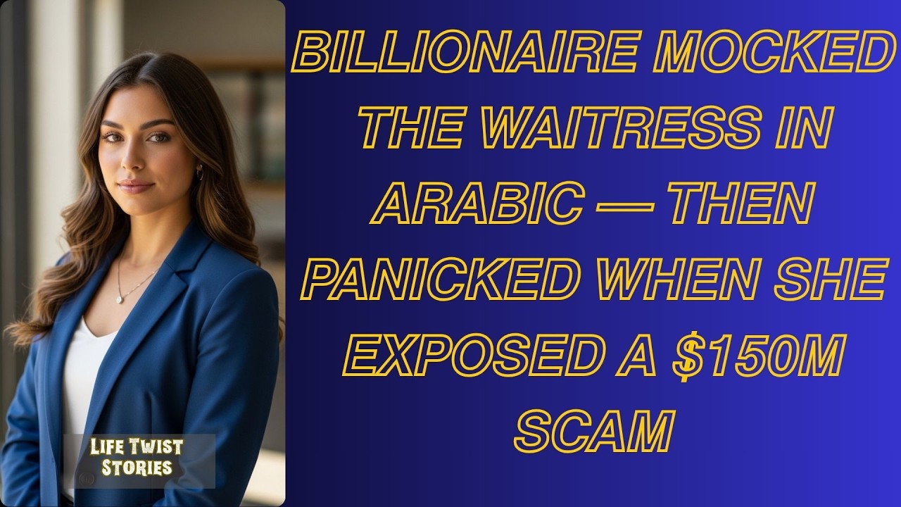 Billionaire Mocked the Waitress in Arabic — Then Panicked When She Exposed a $150M Scam