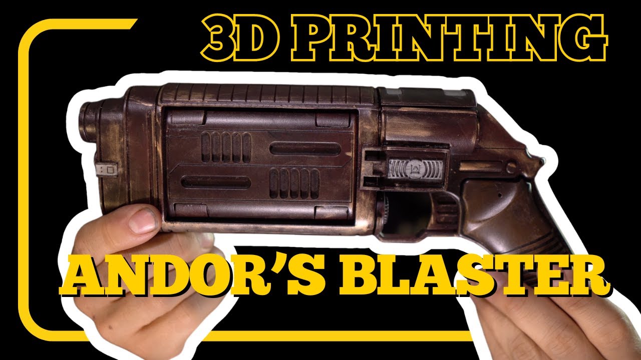 3D Printing Cassian Andor's Blaster! - YouTube