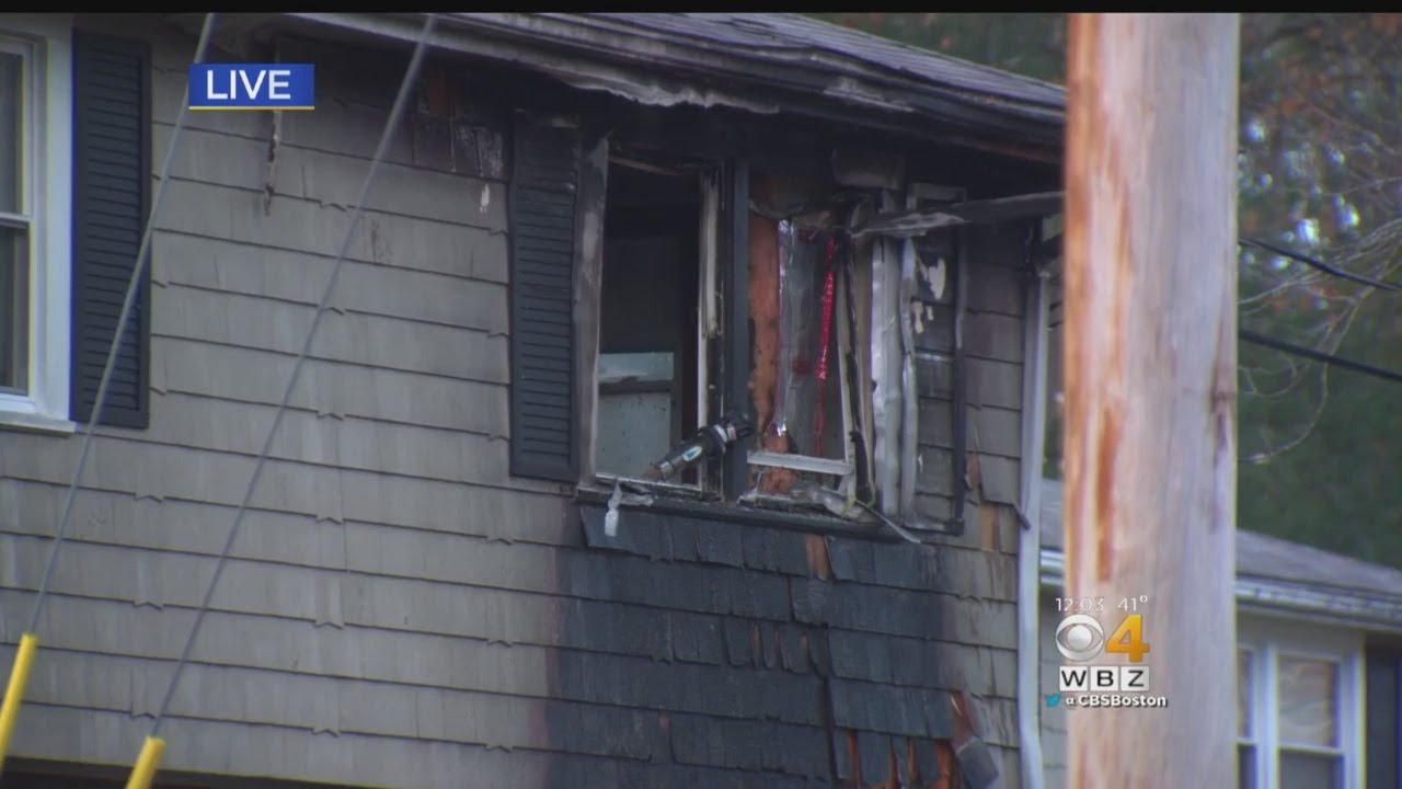 Woman Jumps To Safety From Burning Apartment Building - YouTube