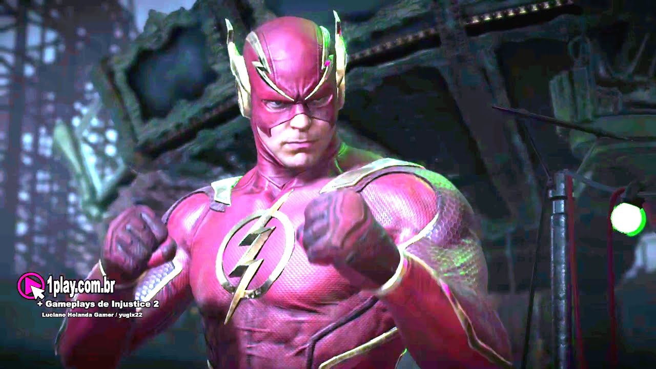 Injustice 2! The Flash (Barry Allen) vs. Darkseid (Ódio Encarnado) no Estágio Circo do Coringa!