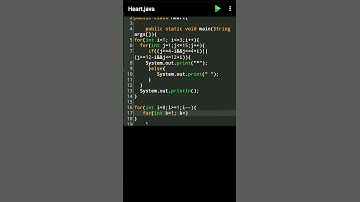 Heart ( 💚) Pattern in Java | #javapattern #java