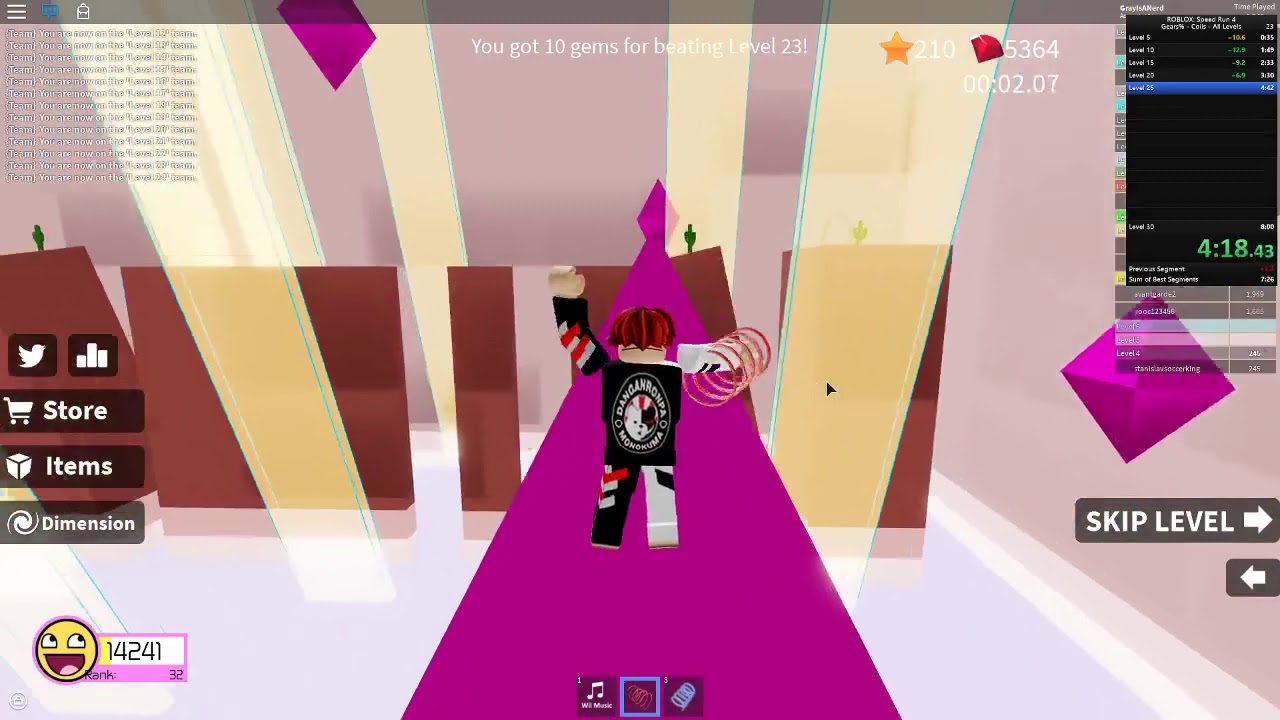 Roblox Speed Run 4 Gears Coils All Levels 6 42 World Record Youtube - roblox world record speedrun