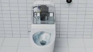 BÀN CẦU XẢ CẢM ỨNG INAX - VẪY LÀ XẢ, BẢO VỆ TỐI ĐA