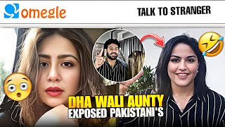 DHA WALI AUNTY is BACK ON OMEGLE | EXPOSING PAKISTANIS | PART 2