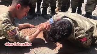 Türk Askeri Ve Amerikan Askeri Bilek Güresi