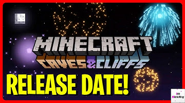 *NEW* Caves and Cliffs Update RELEASE DATE! (When 1.17 Will COME OUT) | Minecraft Java & Bedrock