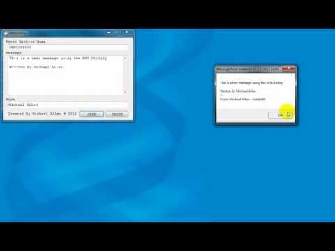MSG Utility WinXP-Win7