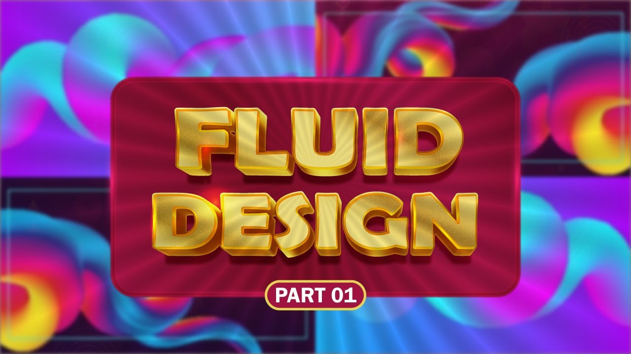 Fluid Abstract Background Design in Adobe Illustrator | Master Class | Bangla Tutorial | Part 01