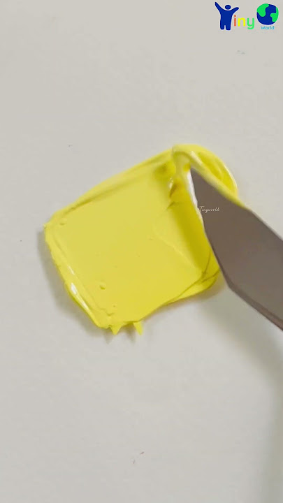 Yaruku pidikum idha shade of yellow💛comment below #satisfying #shorts #colourmixing