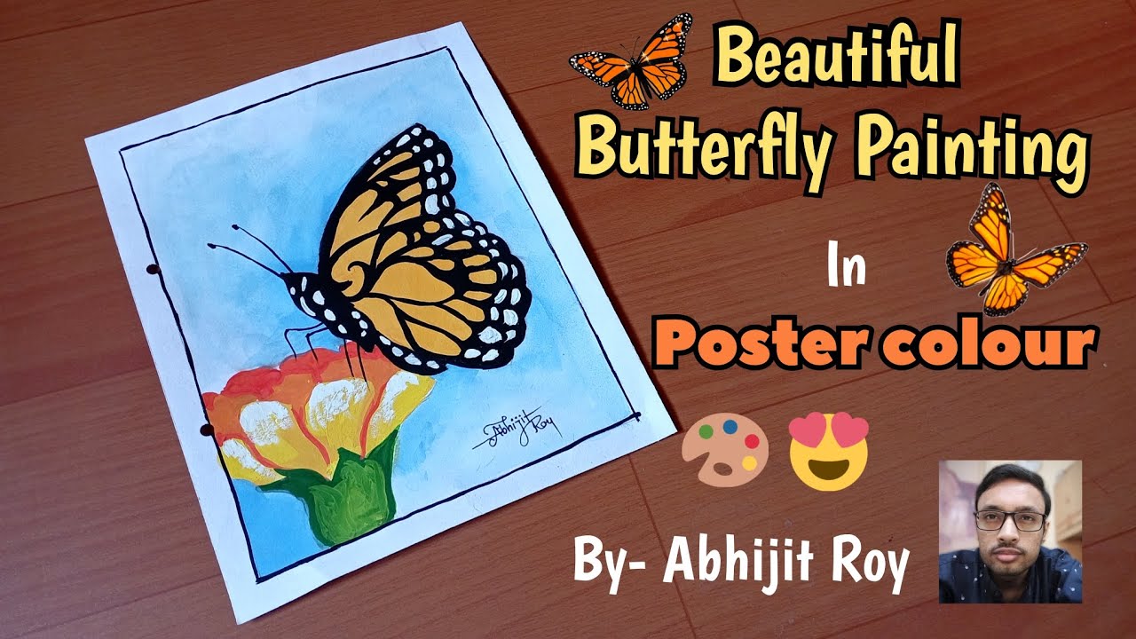How to draw 🖌️🎨 Beautiful Butterfly drawing 🦋 | Easy drawing for ...