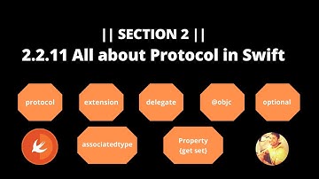 || SECTION 2 || : 2.2.11 All about Protocol in Swift