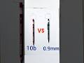 10b pencil vs 09 mm pencil doms camlin pencil