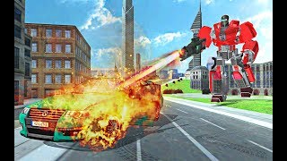 US Police Transform Robot War (By Trenzy) Android Gameplay HD screenshot 4