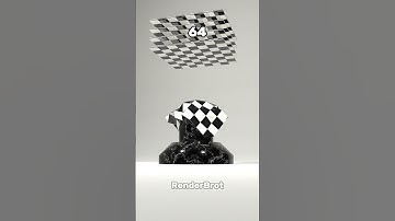 1.000.000 Chess Cloth drop  | 3D Blender animation