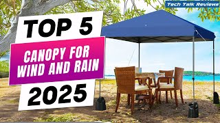 5 Best Heavy-Duty Canopies for Windy & Rainy Weather on Amazon