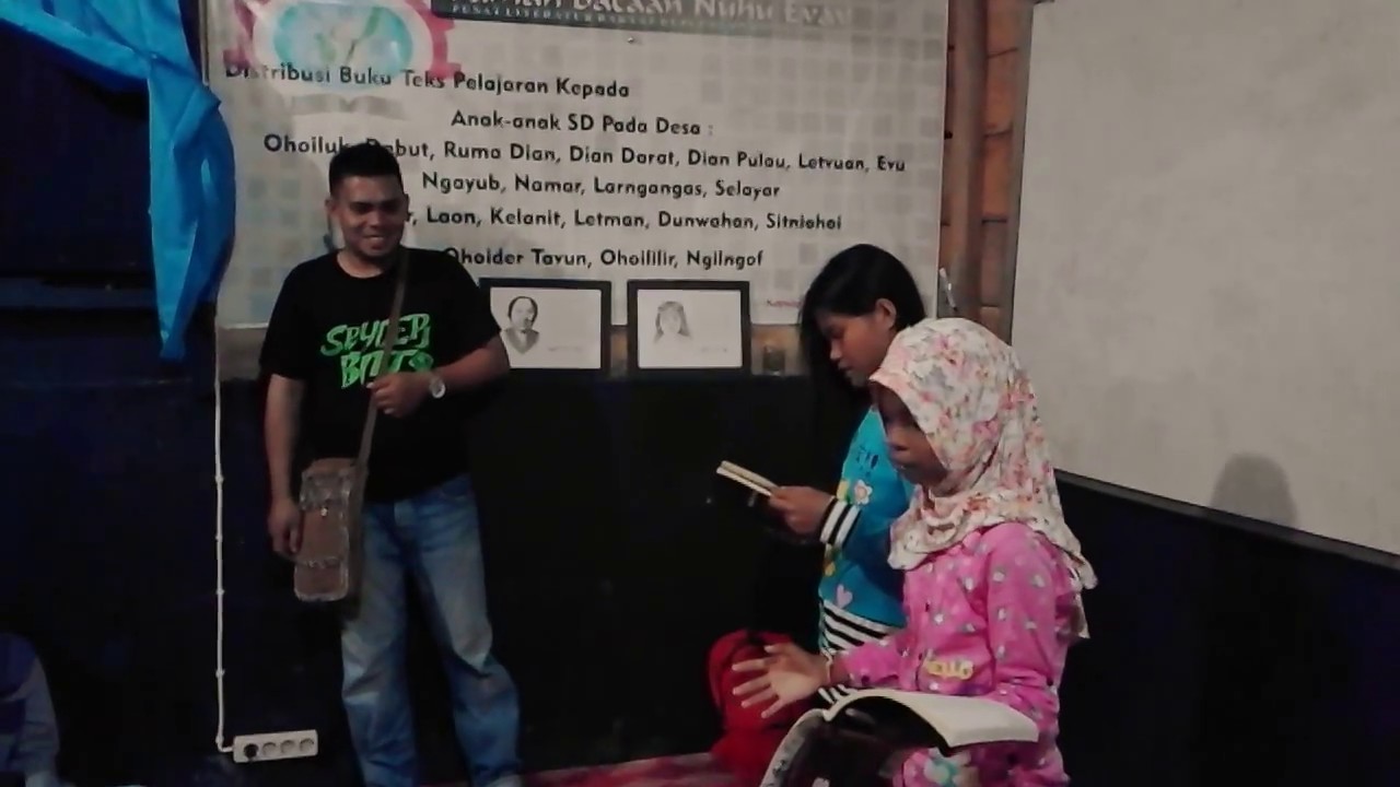 proses bljar mngajar GRATIS di Rumah Baca TBNE pda hri Kamis 14 April 2017 - YouTube