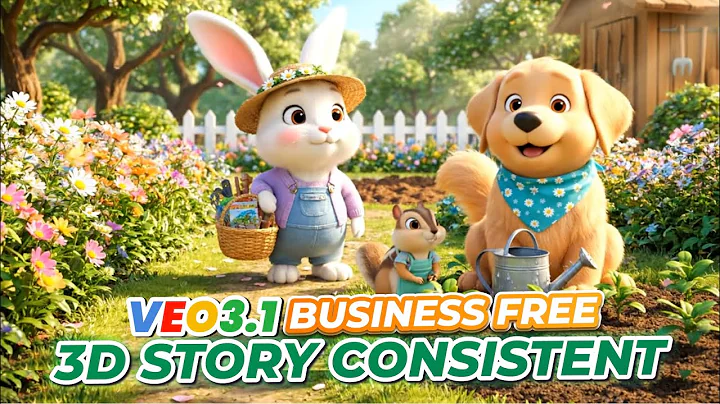 STOP PAYING 🔥 How to Create 3D Animated Story Consistent Character with Veo 3.1 FREE Unlimited