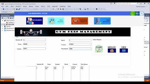 Gym Management System on C# visual Studio With Source code