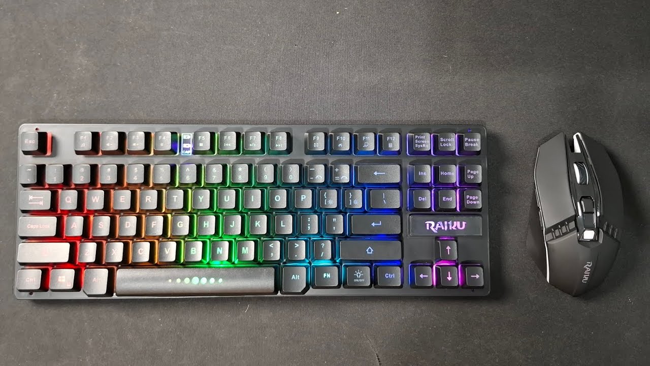 Raiku R905 Mouse & Keyboard Wireless - Review - YouTube