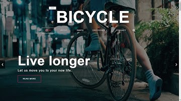 Download Bicycle Website Template For Free With Source Code || Source Coder || 2022 #html #css #js