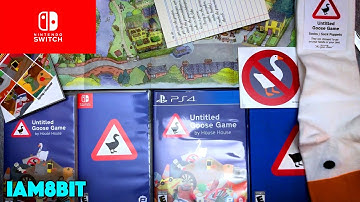 UNBOXING! Untitled Goose Game Lovely Edition Nintendo Switch AND Playstation 4 - iam8bit Games
