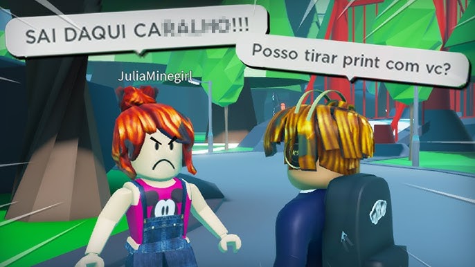 Mostrei o rosto da Julia Minegirl . 