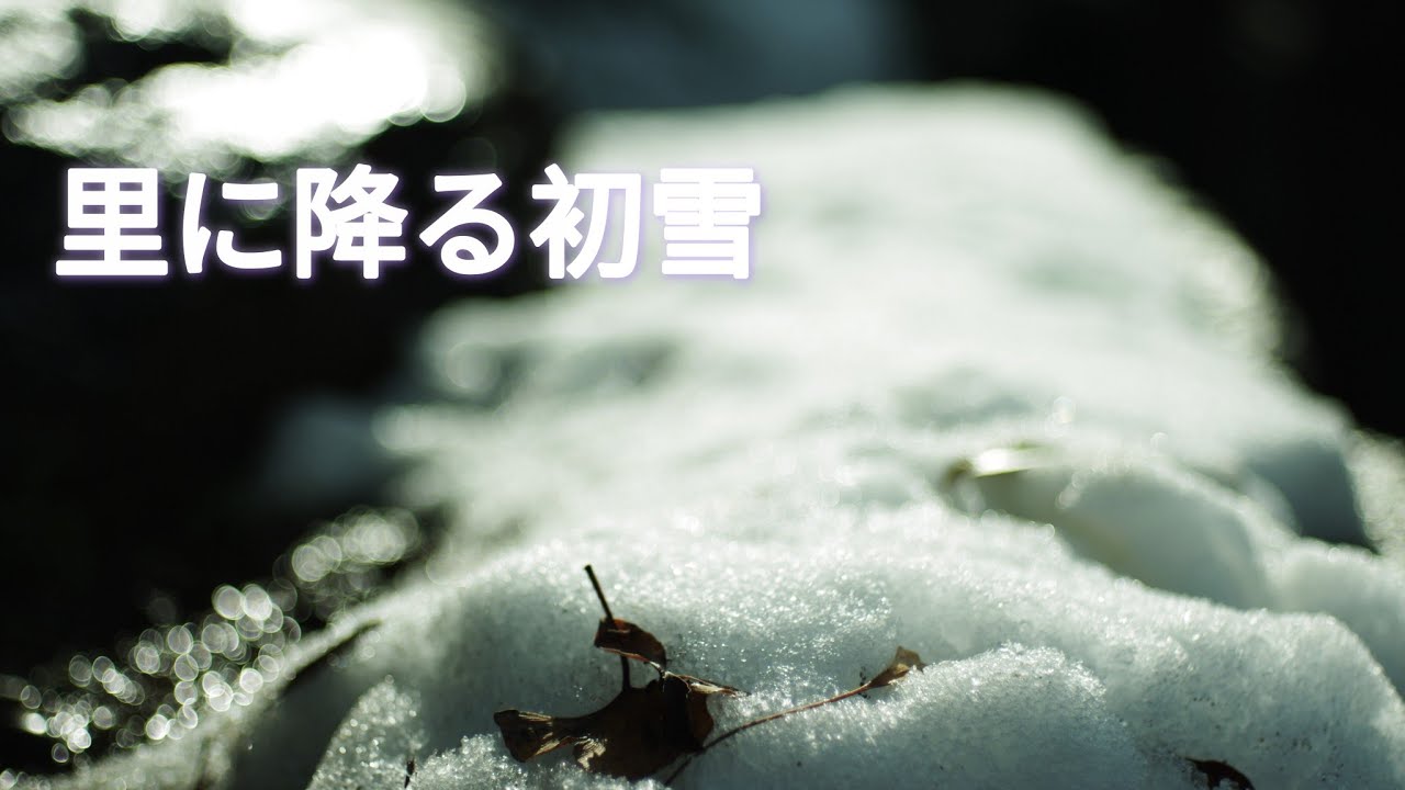 Pentax K-7 / smc FA 43mm f1.9 Limited 里に降る初雪 - YouTube