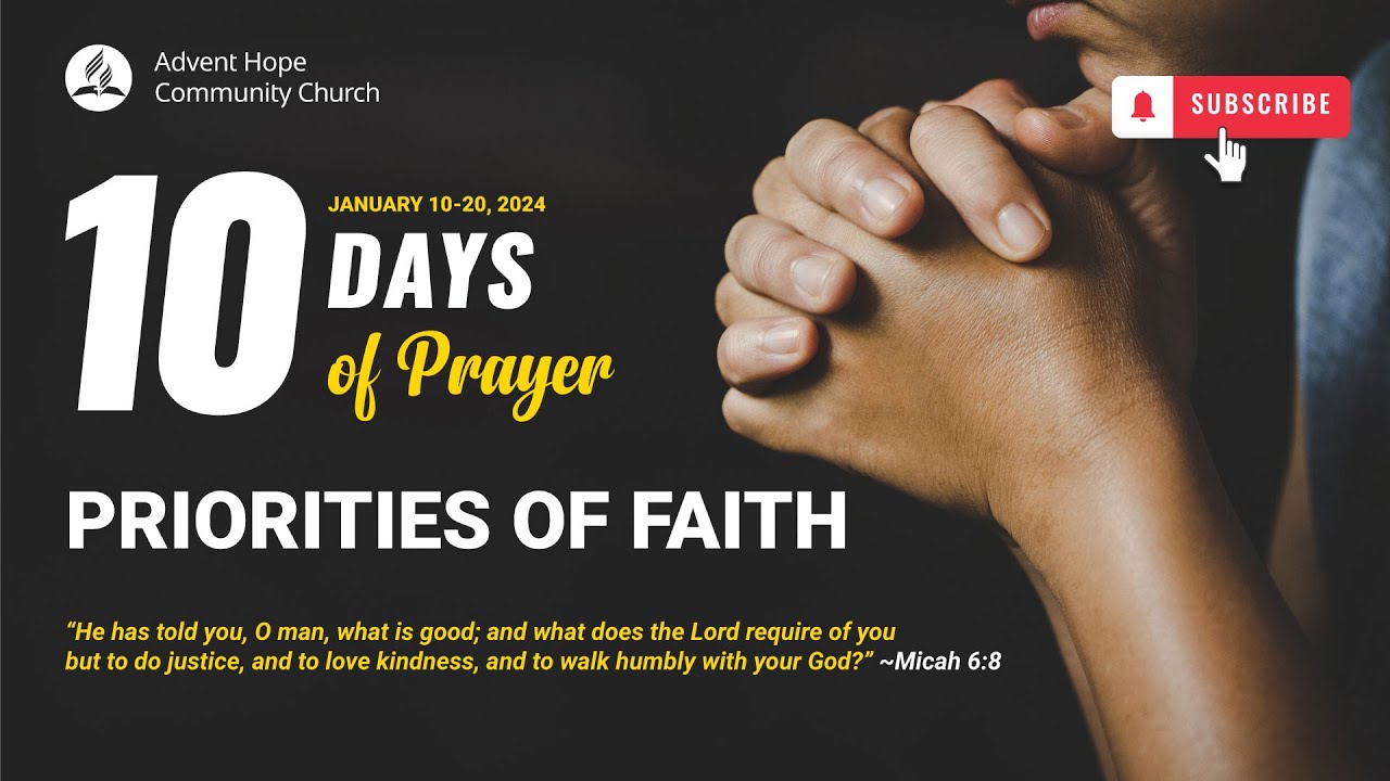 10 Days of Prayer 2024 Day 5 YouTube