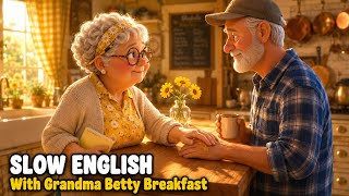 Learn 30 Daily English Sentences with Grandma Betty's Breakfast Morning! | A2 Beginners